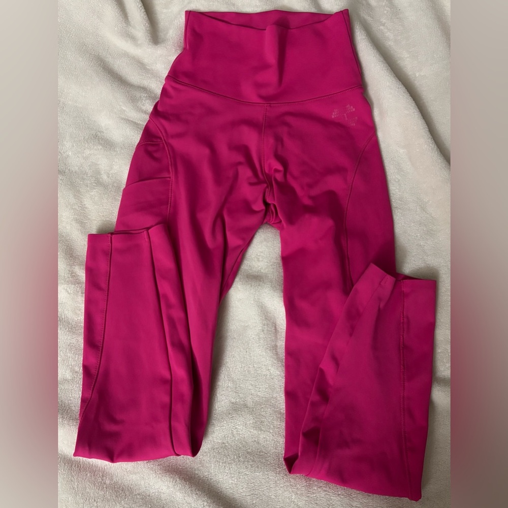 Better Bodies Pink High-Waisted Leggings